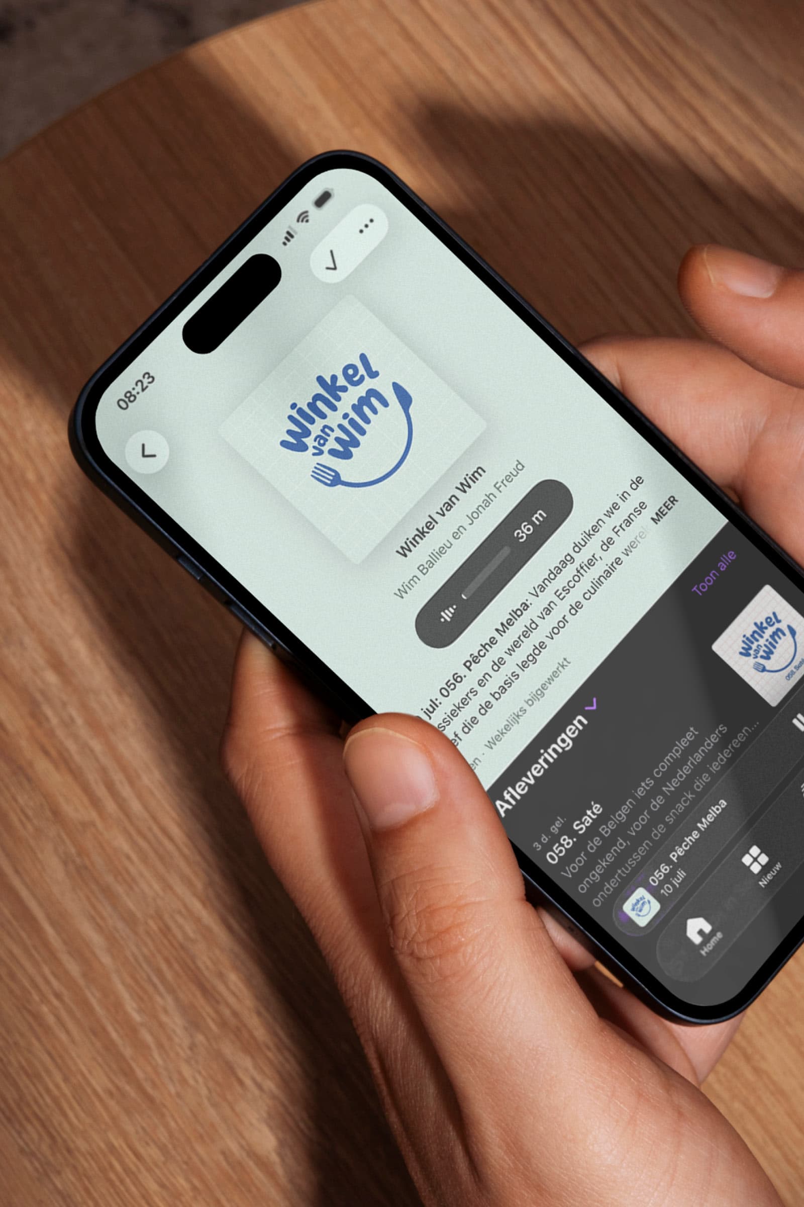 Weergave van Winkel van Wim op podcast platform