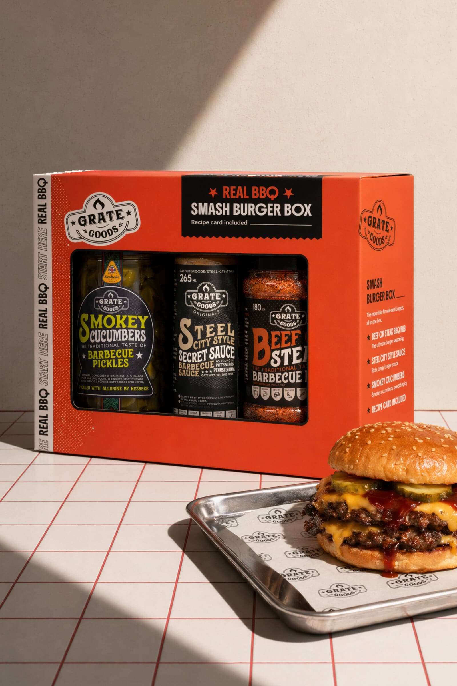 Verpakking voor Smash Burger Box van Grate Goods