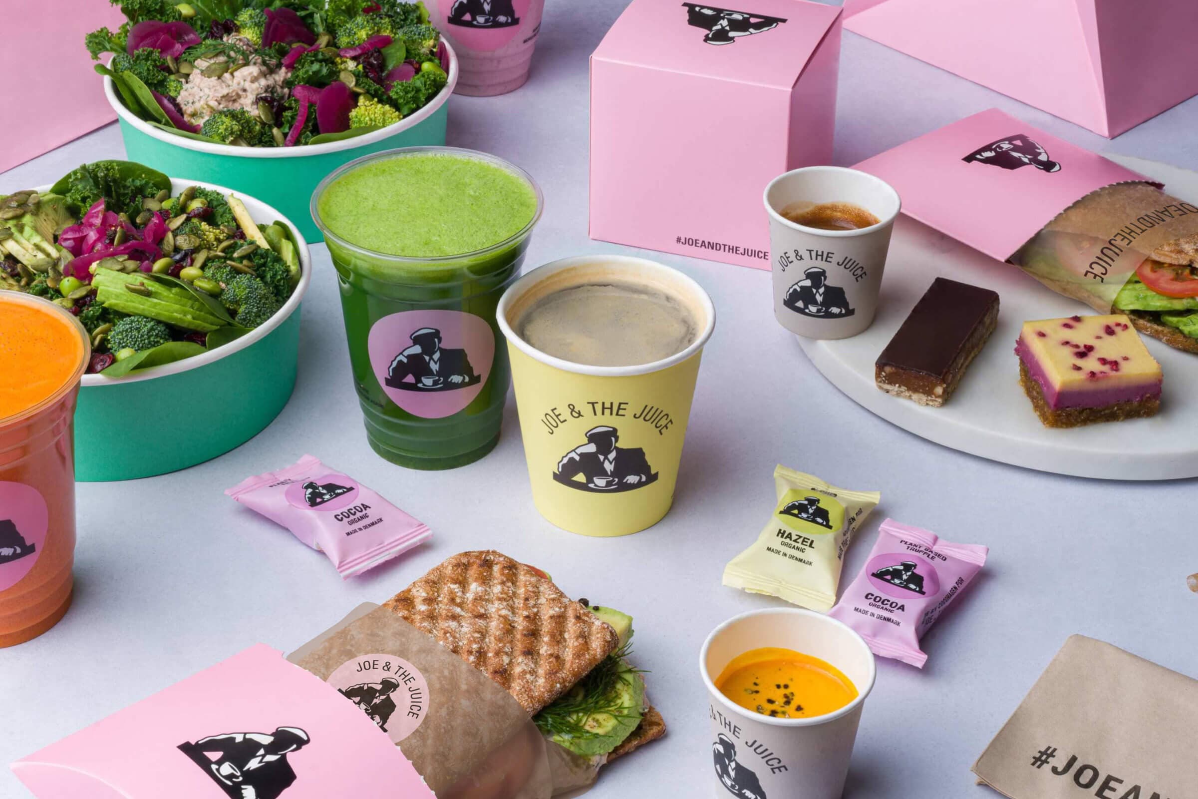 Verpakkingen van Joe & The Juice voor Ace Packaging