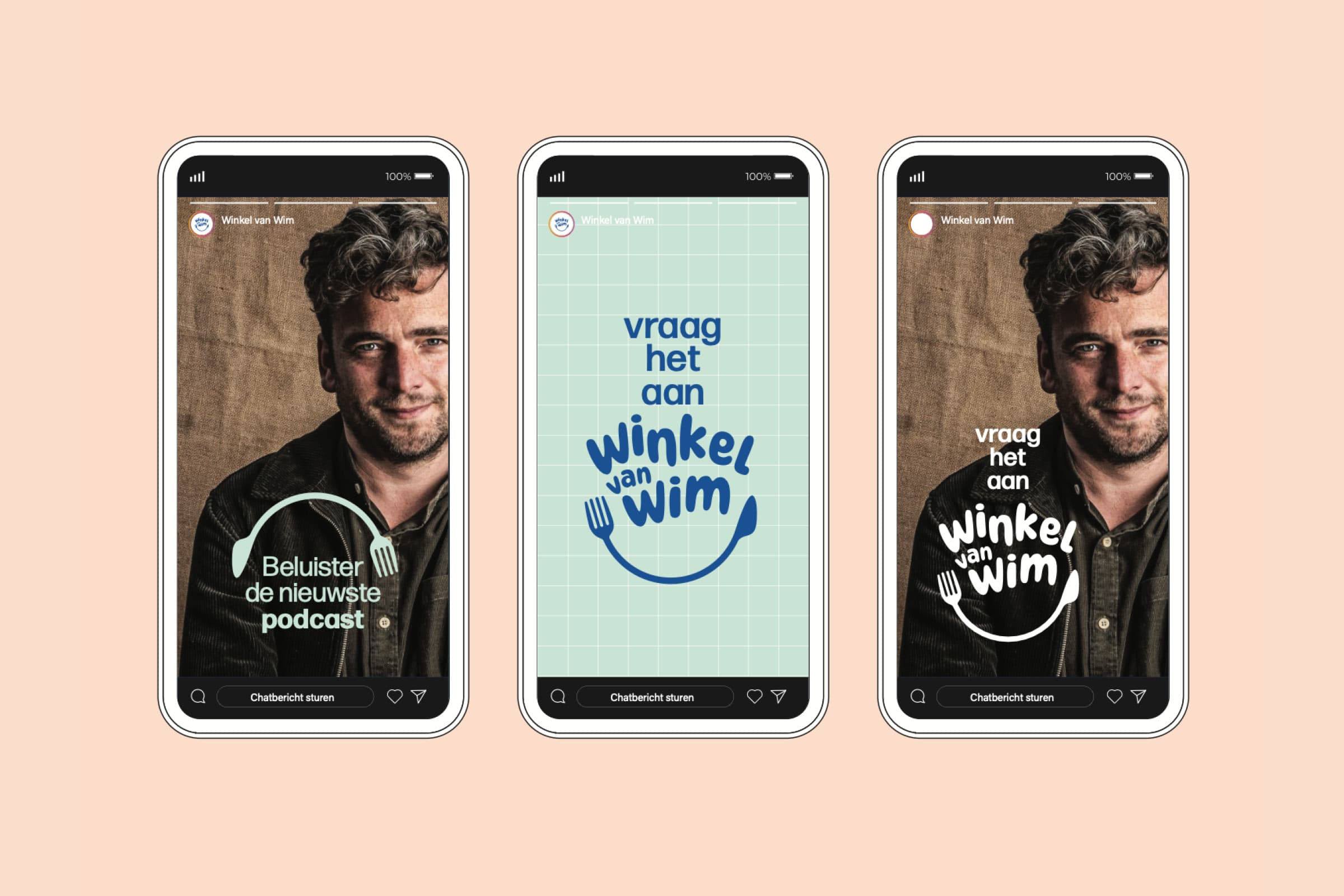 Socials voor Winkel van Wim