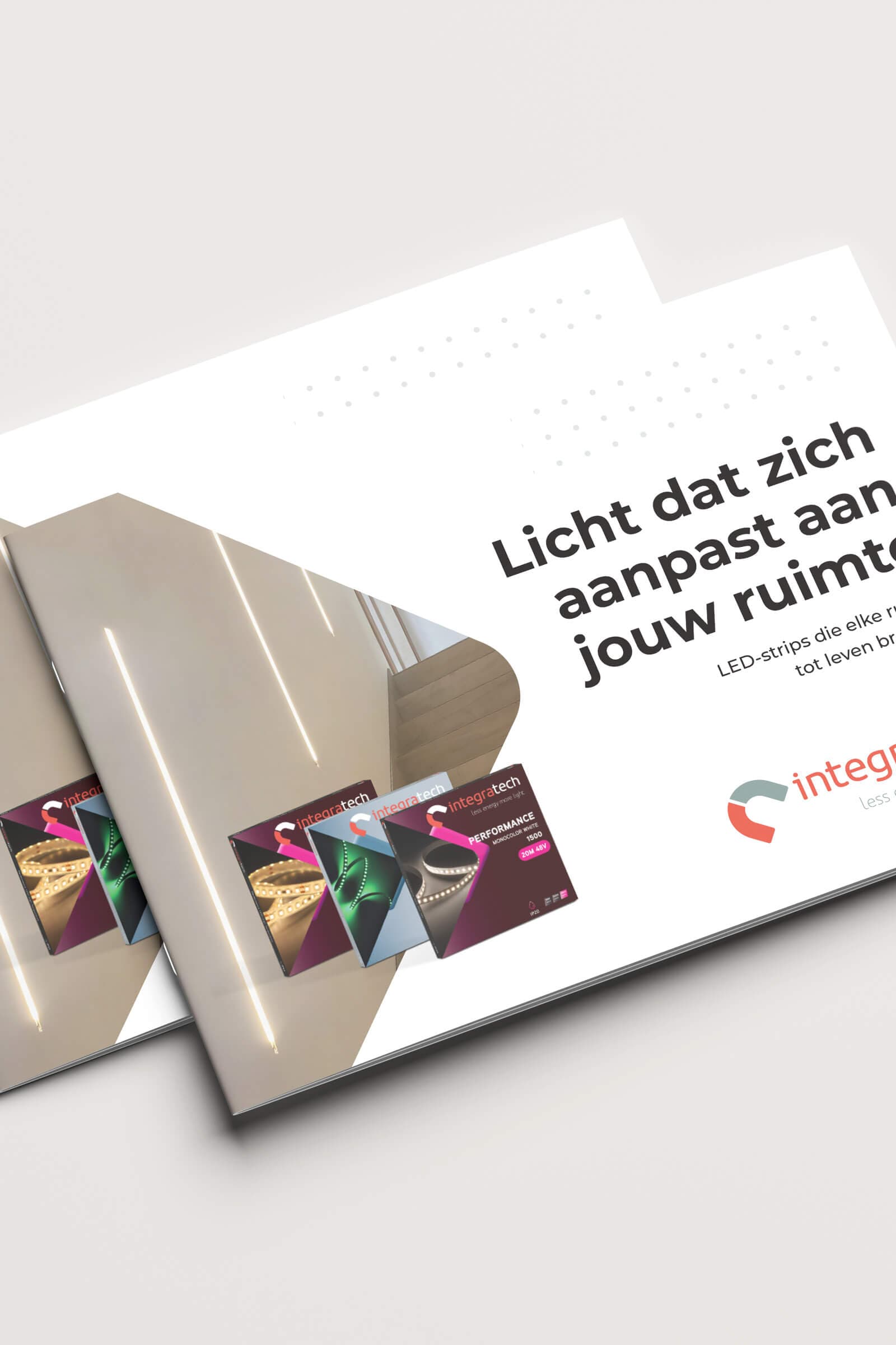 Led strip folder voor Integratech