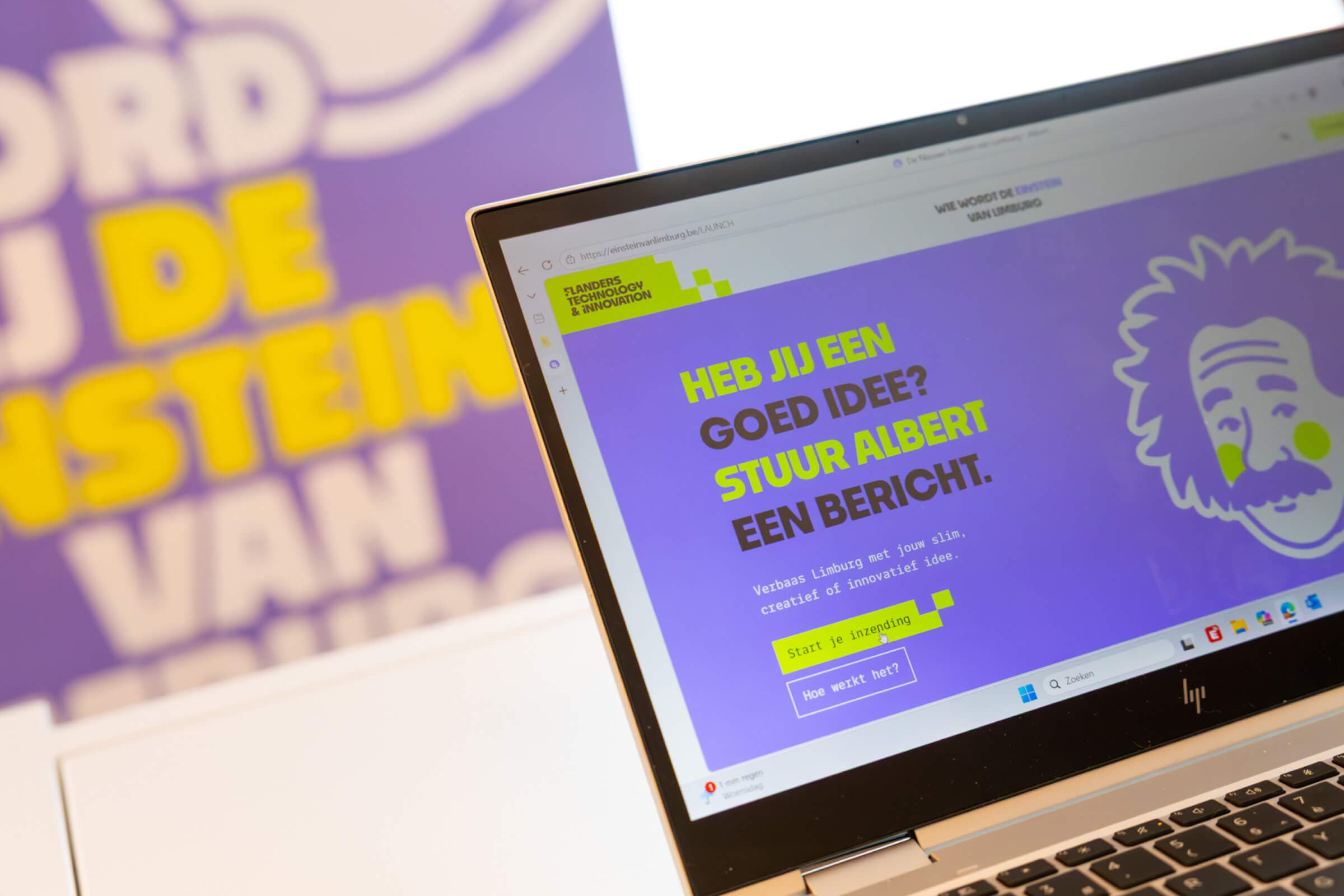 Websitedesign voor Einstein van Limburg