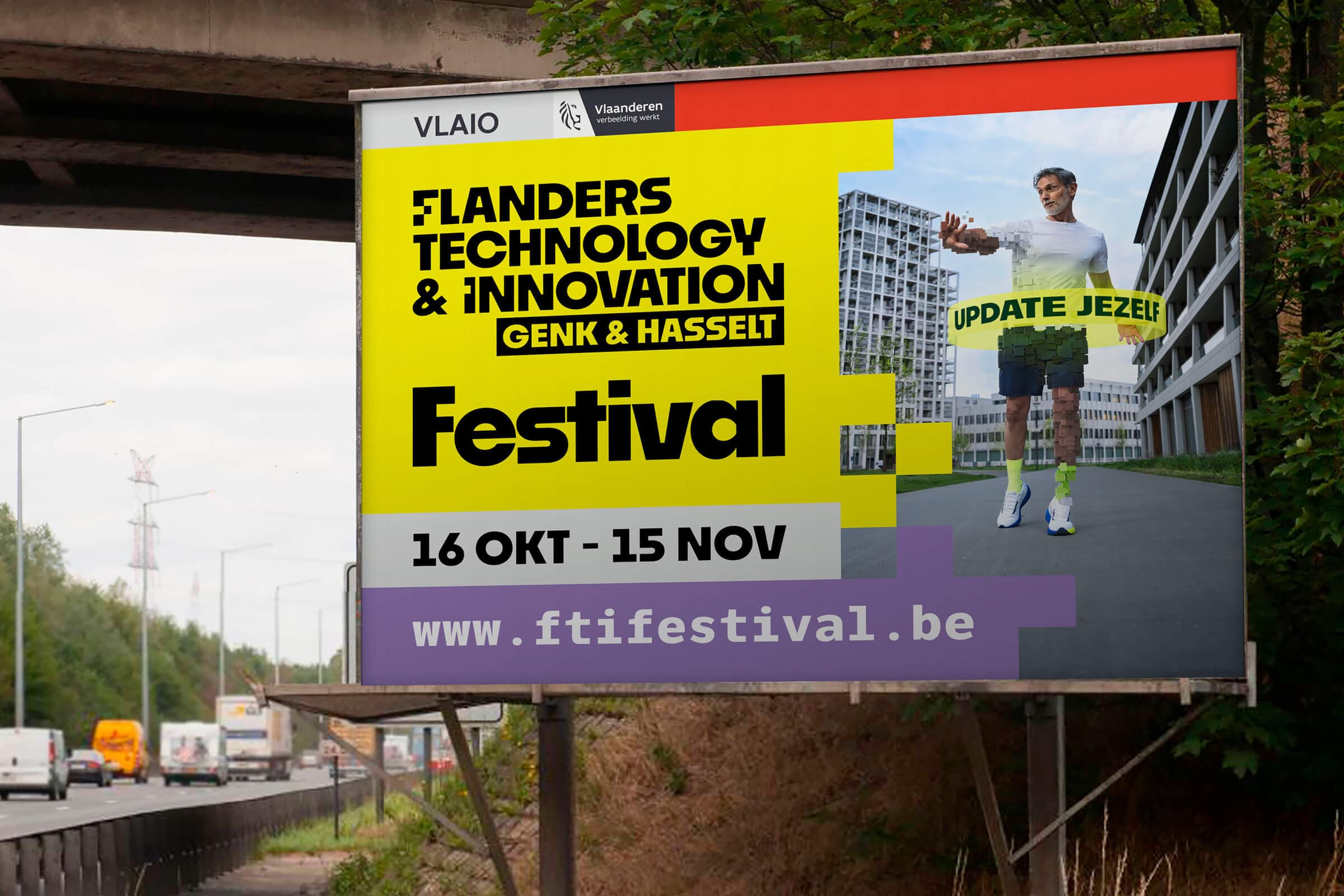Billboard voor FTI festival