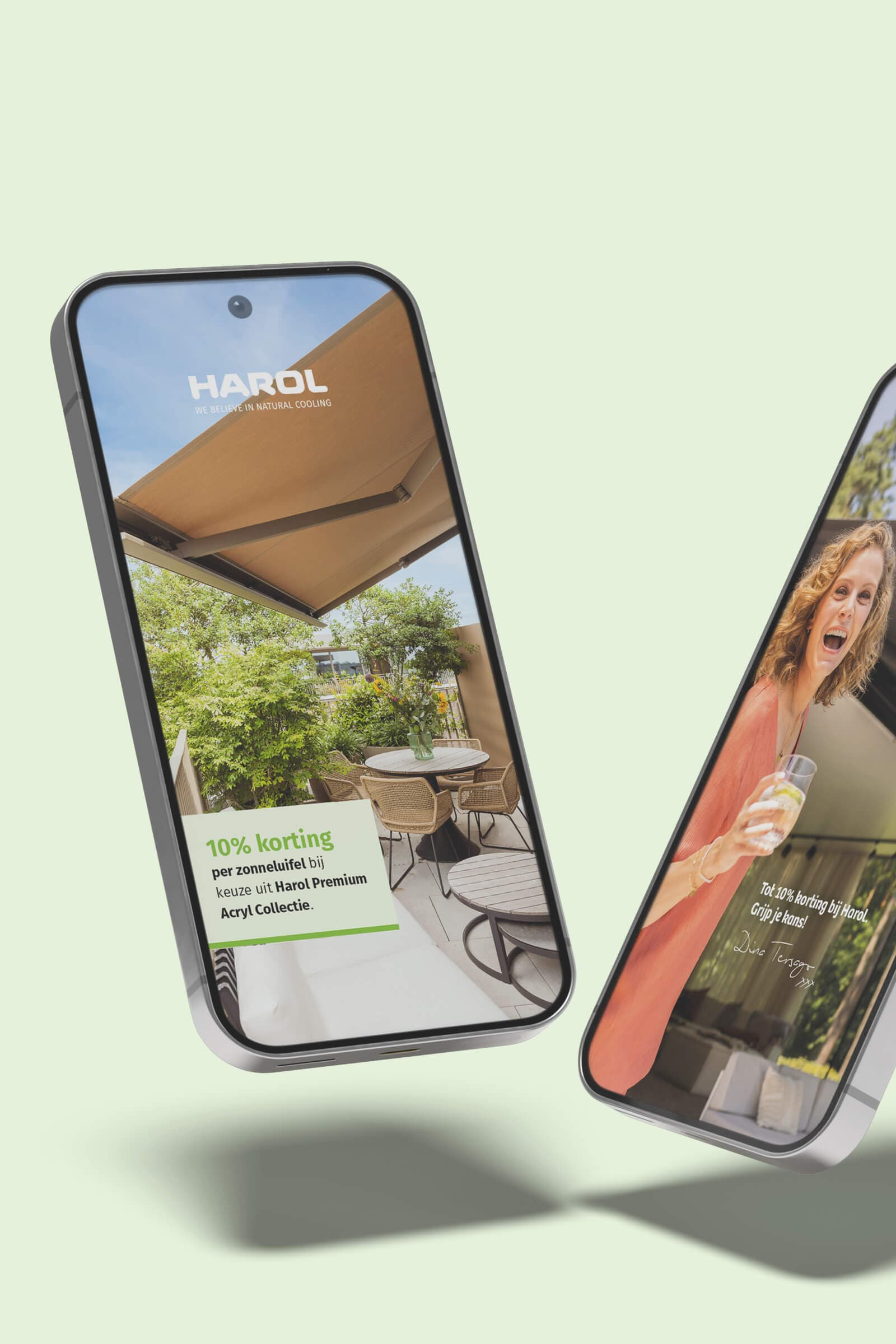 Social posts voor de campagnes van Harol