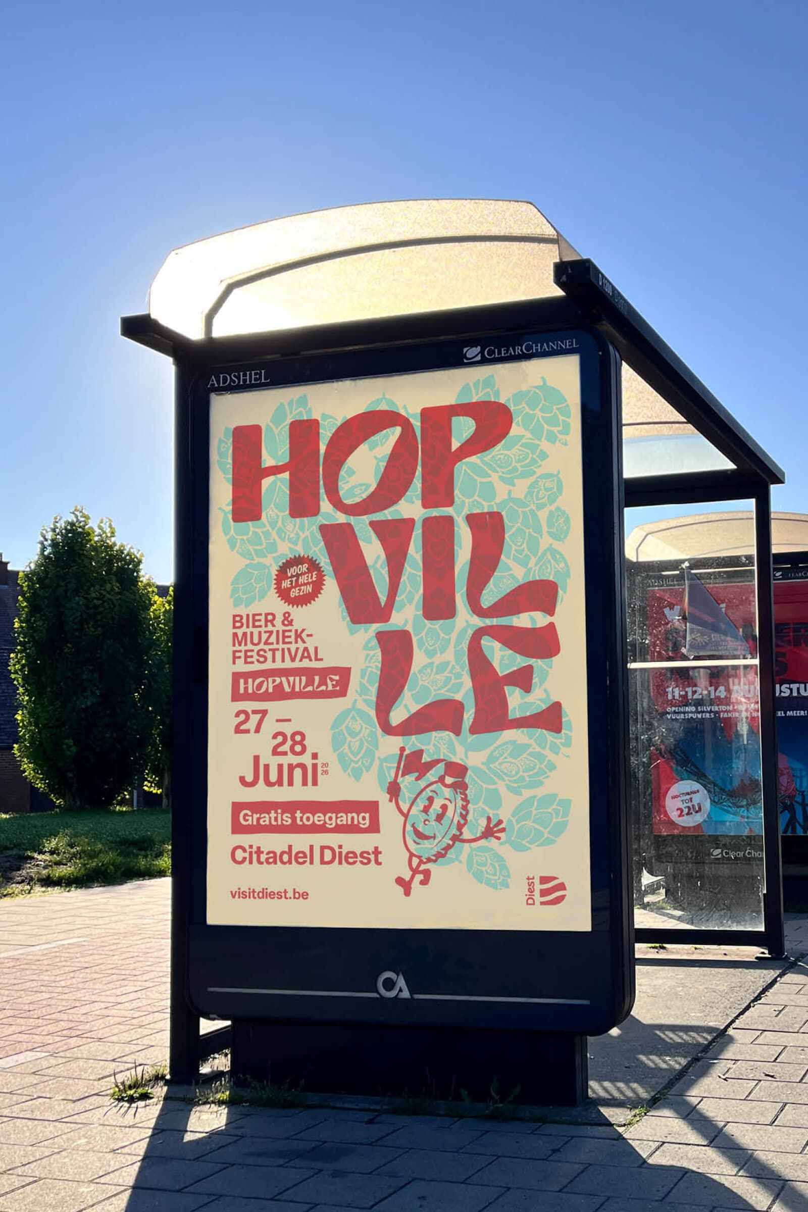 Poster voor Hopville van Visit Diest