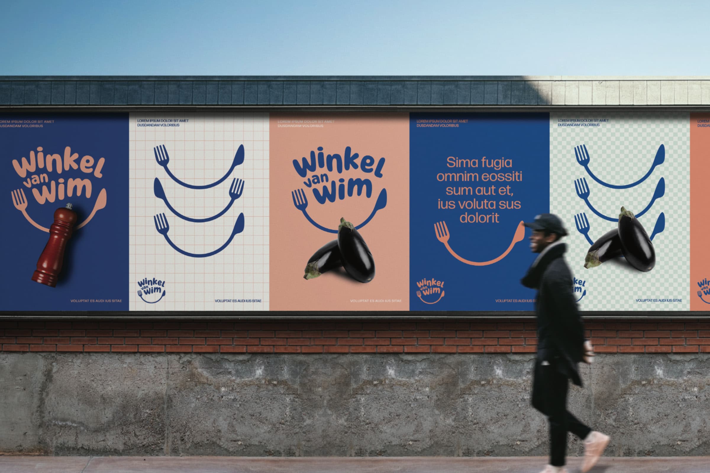 Posterwall voor Winkel van Wim